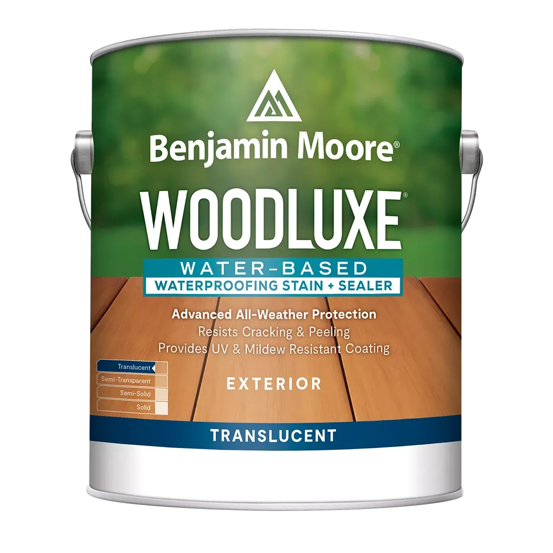 FRANKLIN & LENNON PAINT CO. An innovative line of water-based exterior stains, Woodluxe sets your staining projects up for success. Wood's full grain shows through. Easy to apply and recoat. Advanced all-weather protection. Available in 7 ready-mix colors.boom