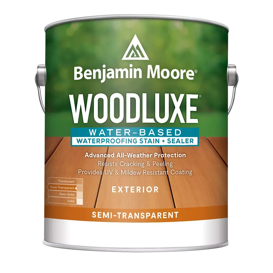 FRANKLIN & LENNON PAINT CO. The ultimate protection for outdoor beauty. An innovative line of water-based exterior stains, Woodluxe sets your staining projects up for success. Most wood grain pattern shows through. Easy to apply and recoat. Advanced all-weather protection. Available in 75 colorsboom